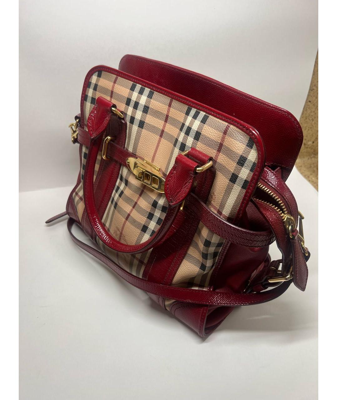 BURBERRY Бежевая сумка с короткими ручками, фото 4