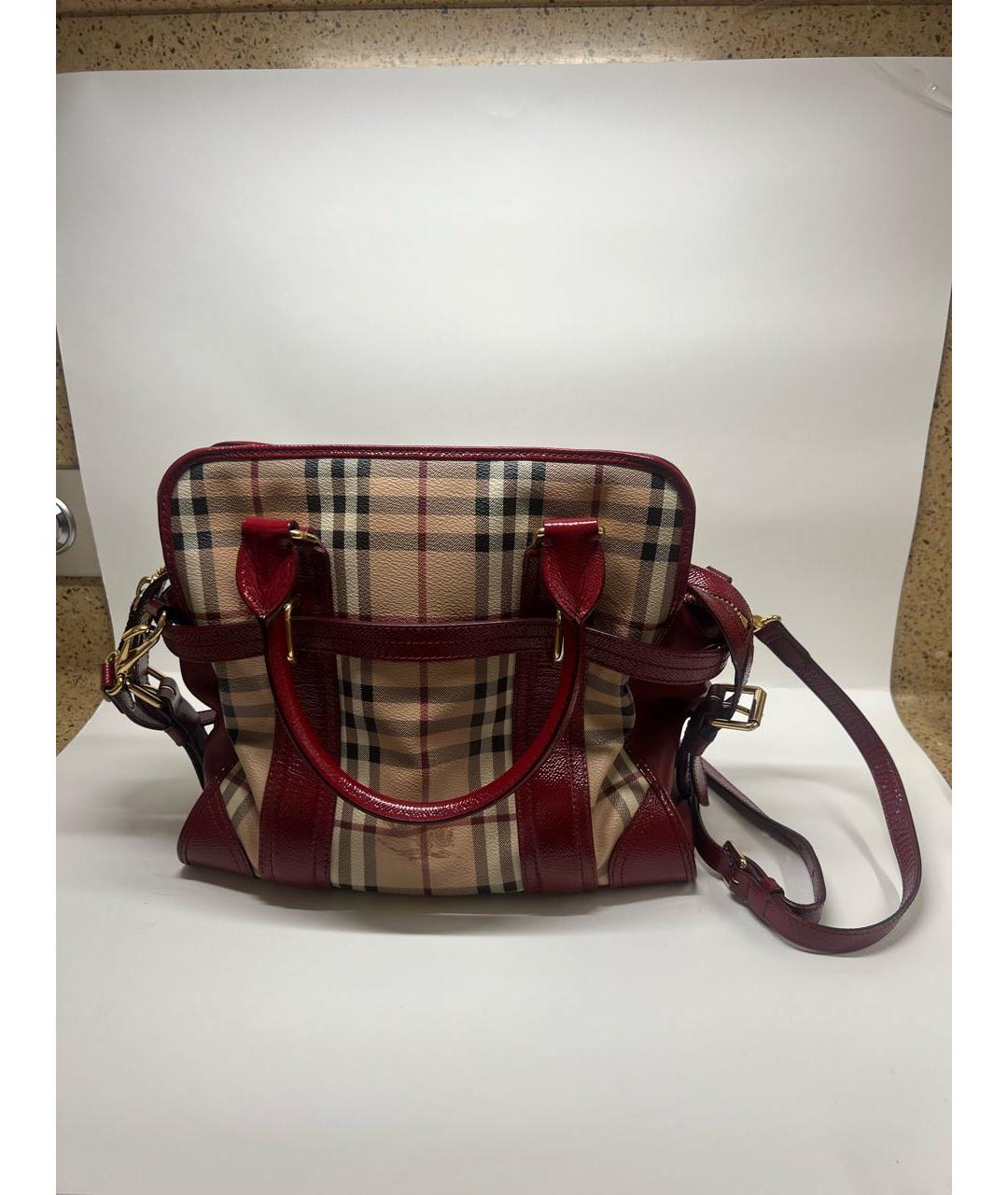 BURBERRY Бежевая сумка с короткими ручками, фото 2