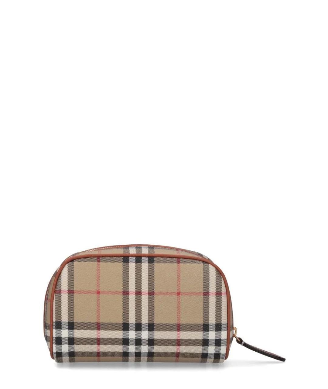 BURBERRY Бежевая косметичка, фото 2