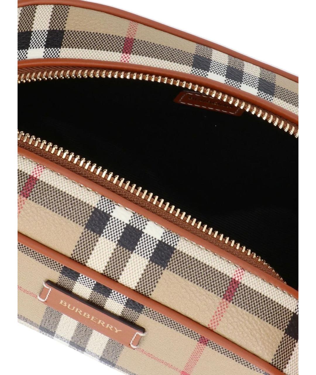 BURBERRY Бежевая косметичка, фото 5