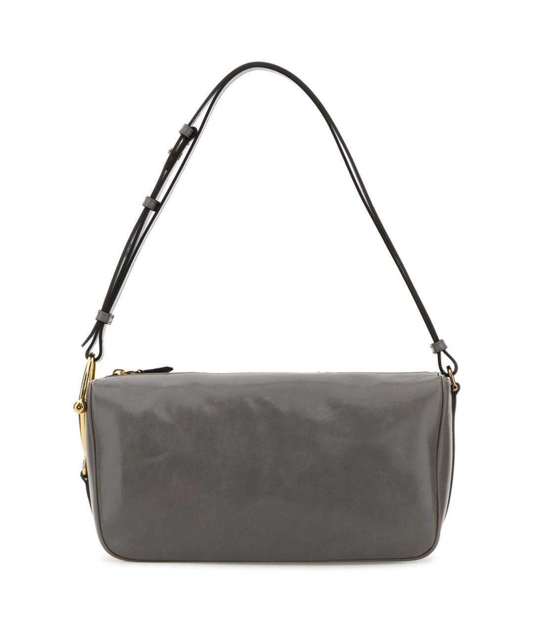 GUCCI Серая кожаная сумка через плечо, фото 1