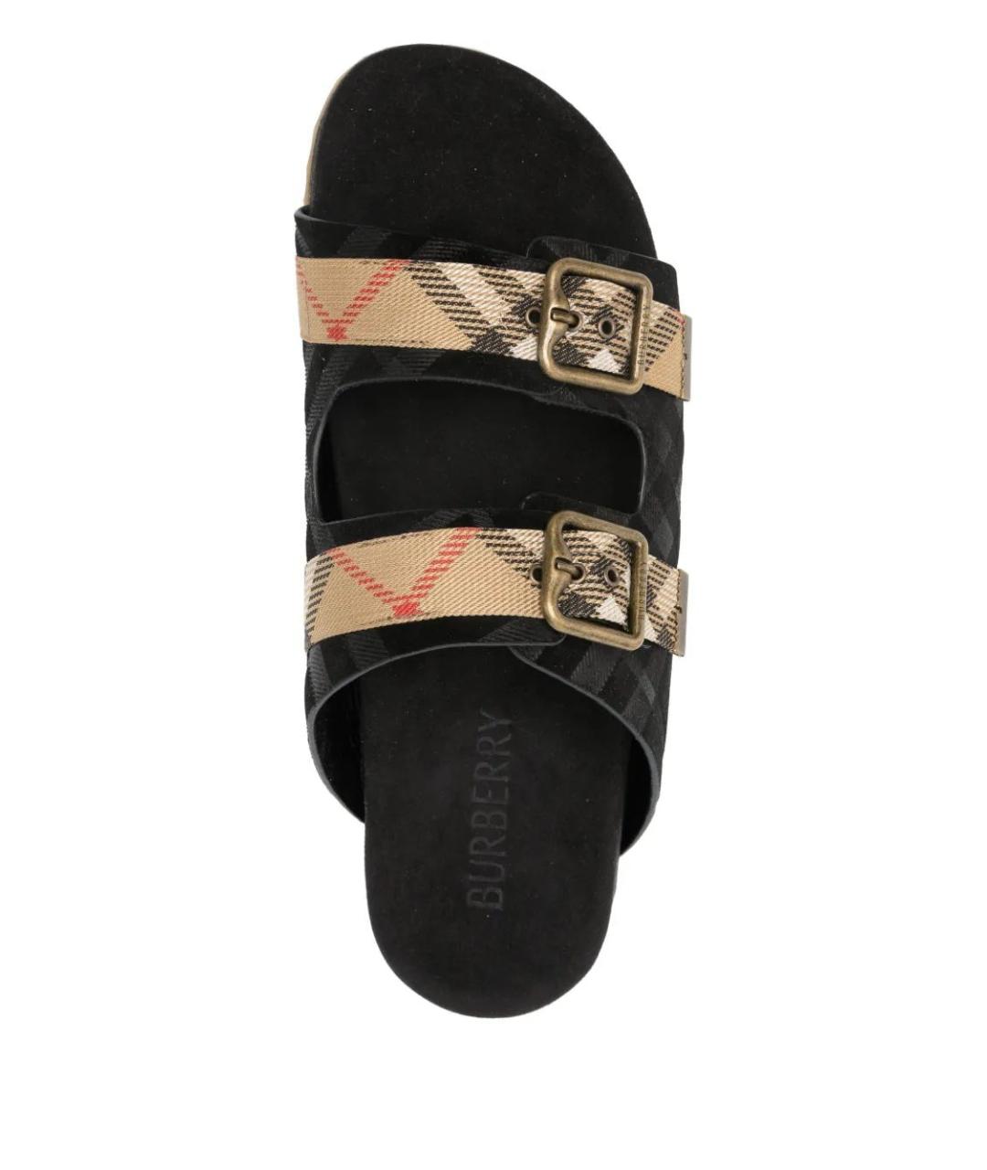 BURBERRY Мульти кожаные сандалии, фото 4