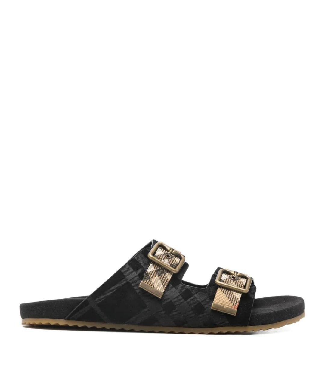 BURBERRY Мульти кожаные сандалии, фото 1