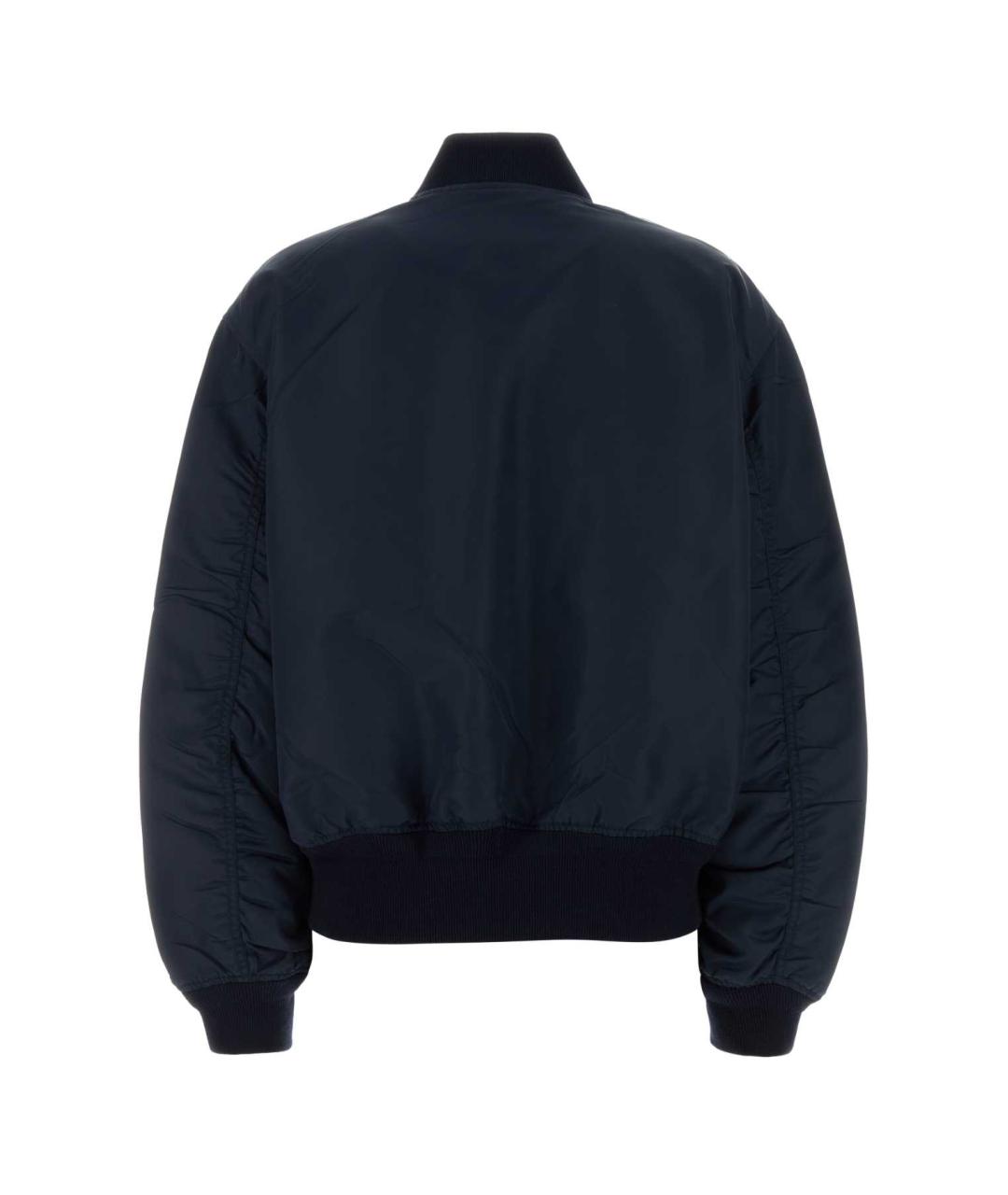 PRADA Темно-синяя полиамидовая куртка, фото 2