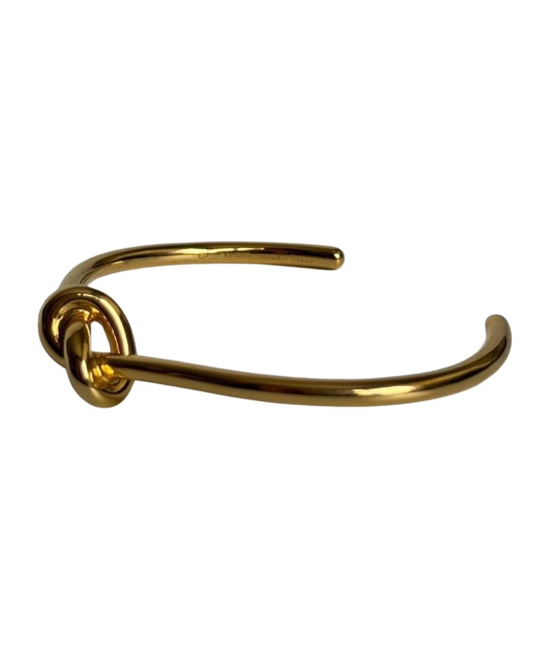 CELINE Золотой латунный браслет, фото 1