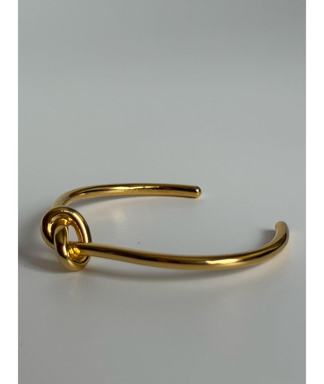 CELINE Золотой латунный браслет, фото 6
