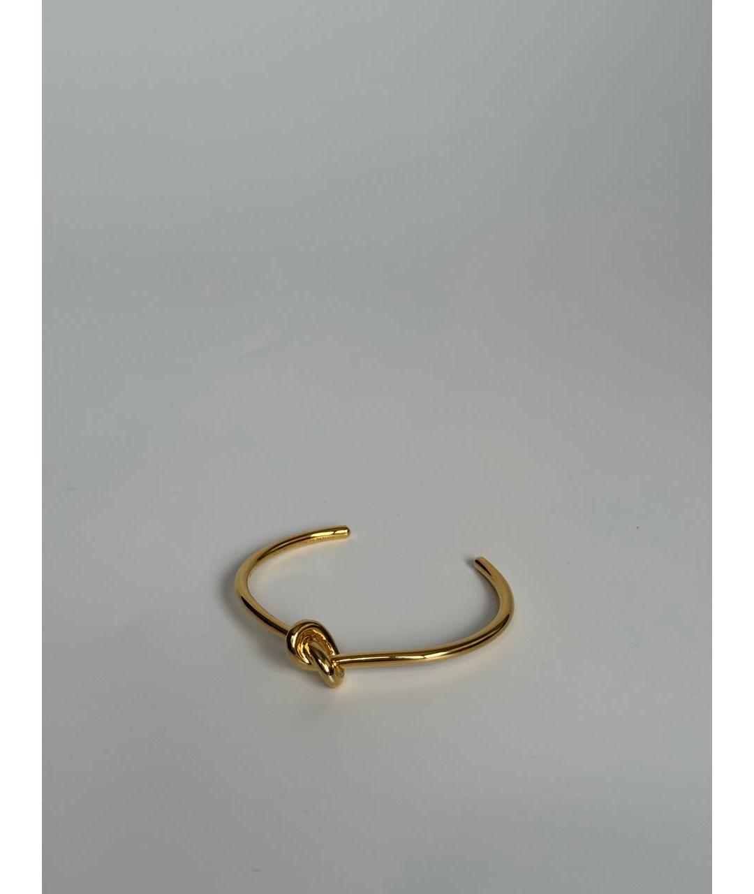 CELINE Золотой латунный браслет, фото 2