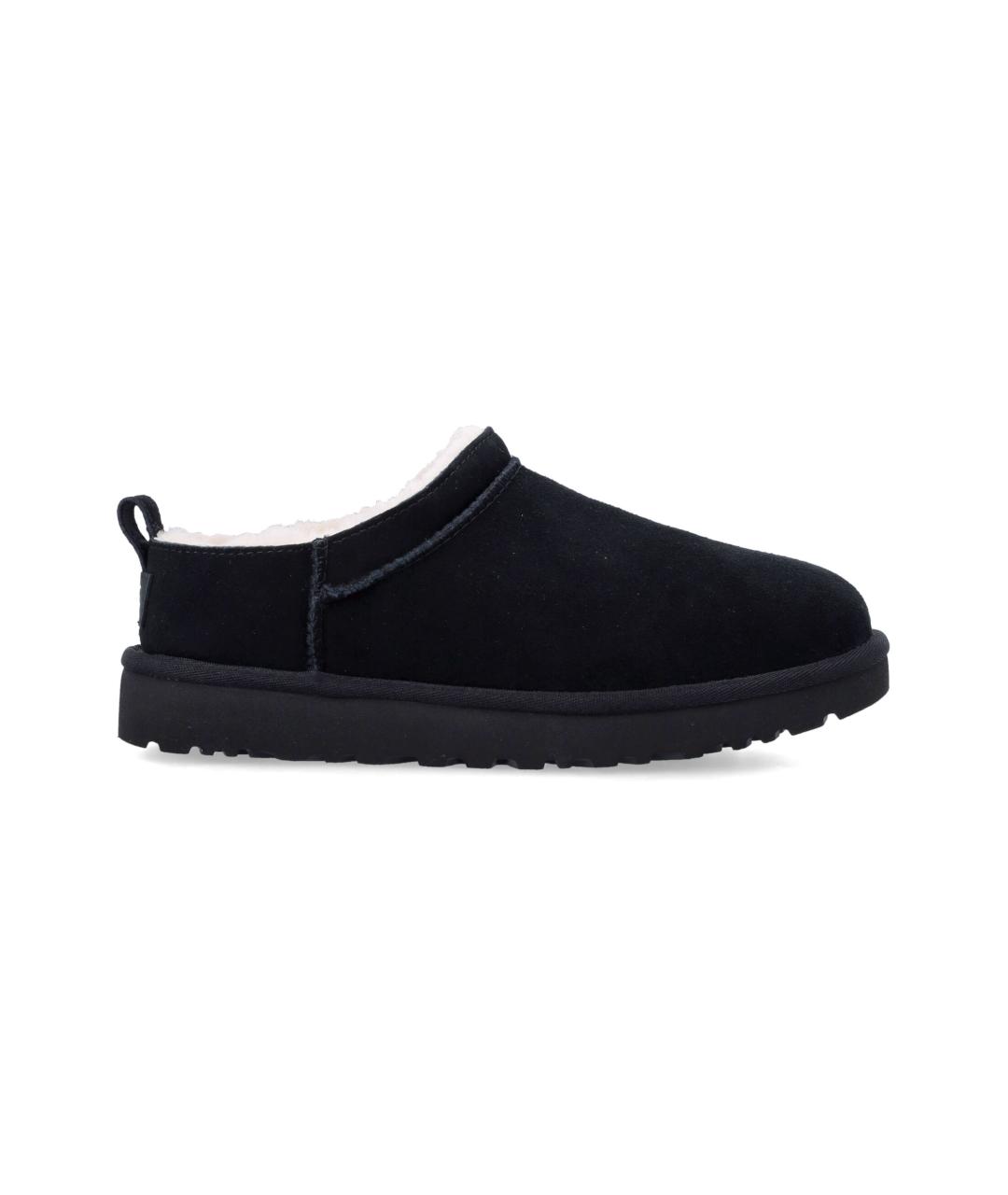 UGG AUSTRALIA Черные замшевые низкие ботинки, фото 1