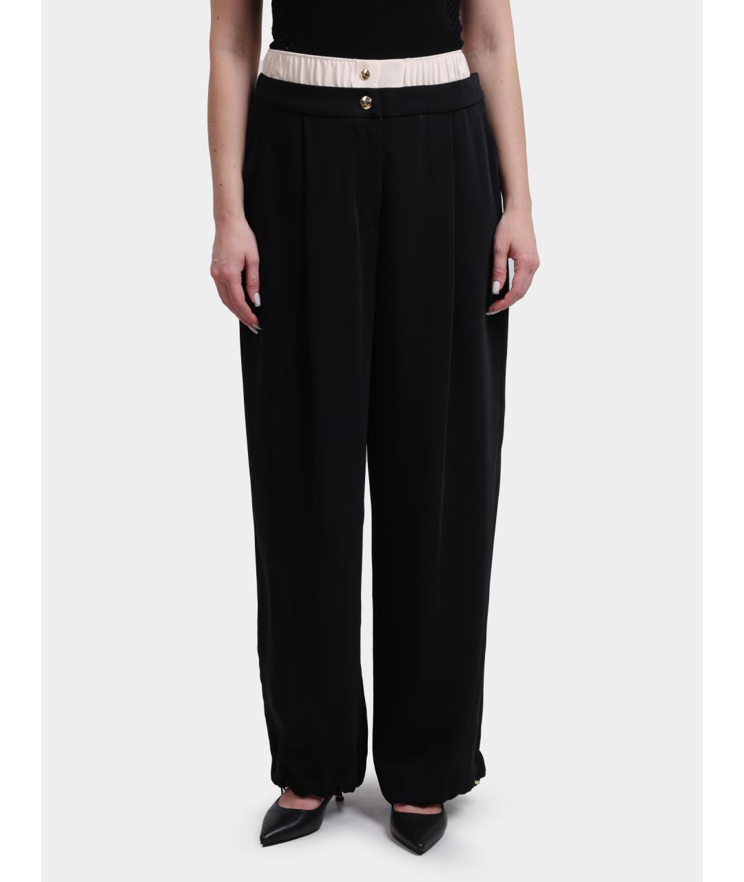 LIU JO Черные прямые брюки, фото 6