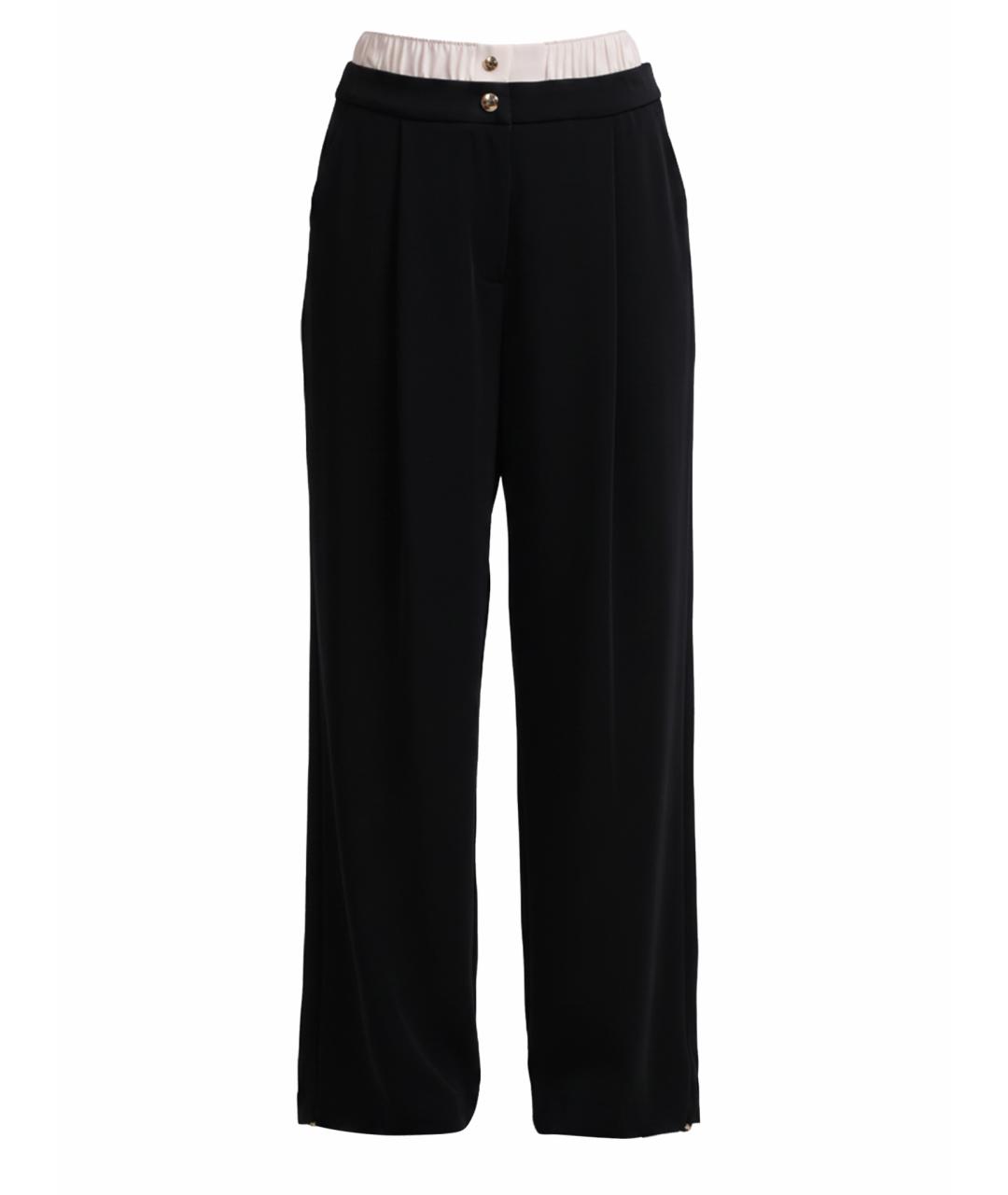 LIU JO Черные прямые брюки, фото 1