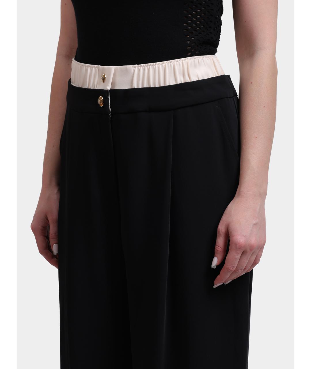 LIU JO Черные прямые брюки, фото 4