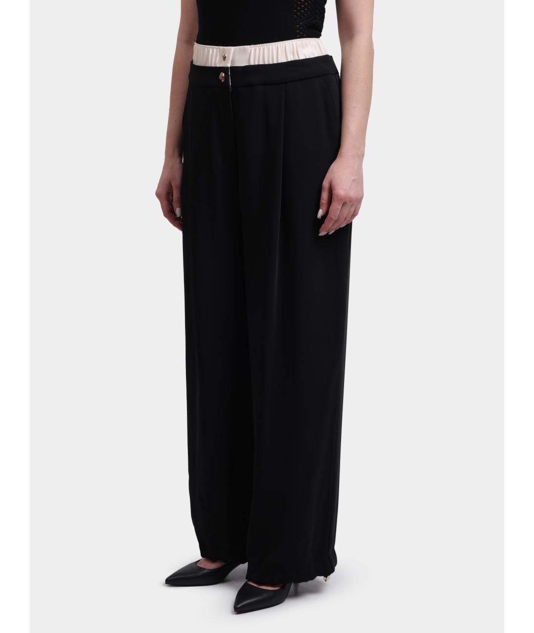 LIU JO Черные прямые брюки, фото 3