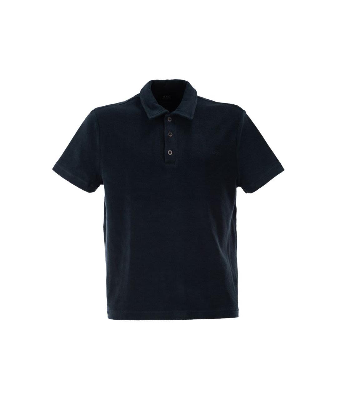 A.P.C. Синяя хлопковая футболка, фото 1