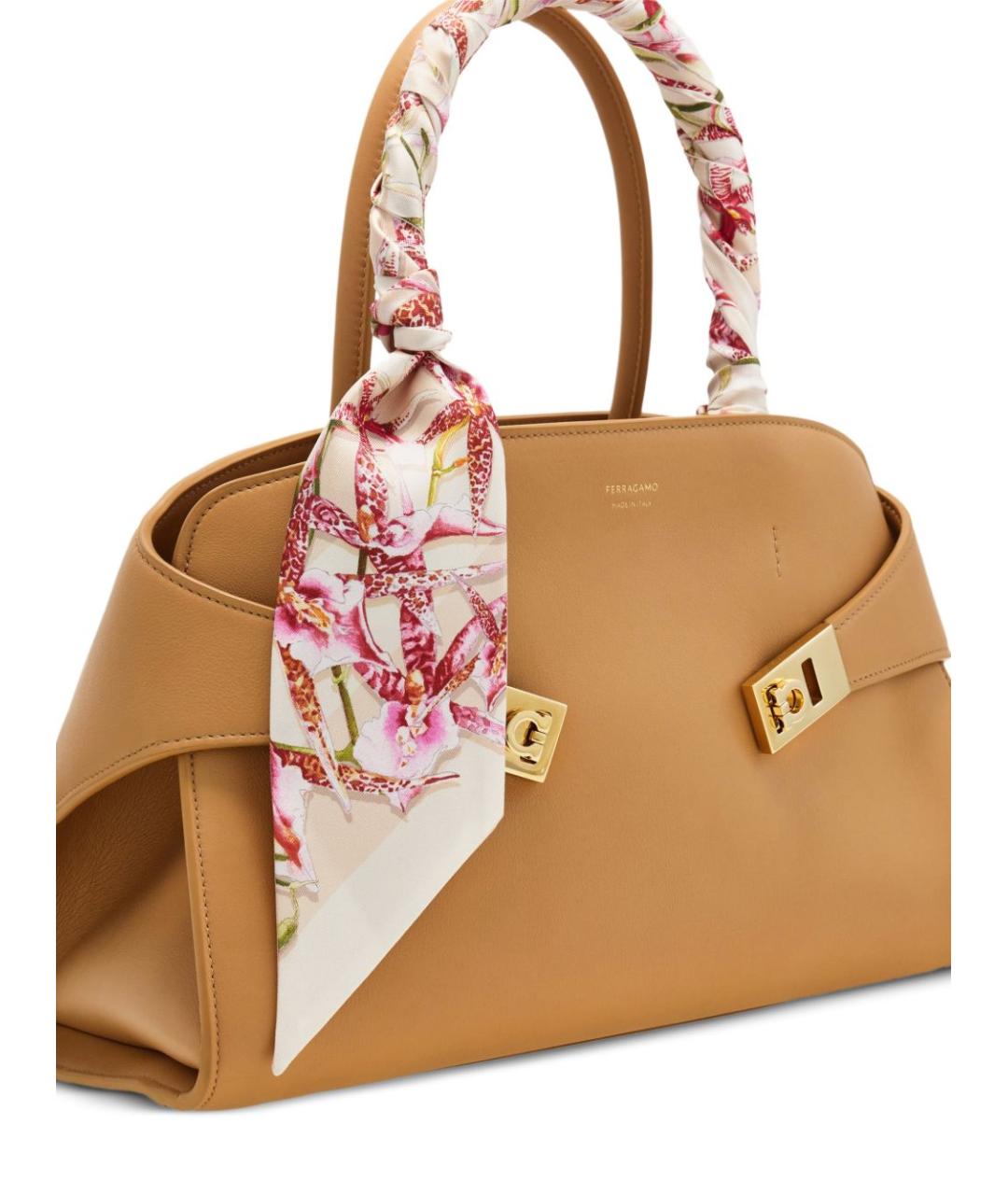 FERRAGAMO Мульти шелковый шарф, фото 3