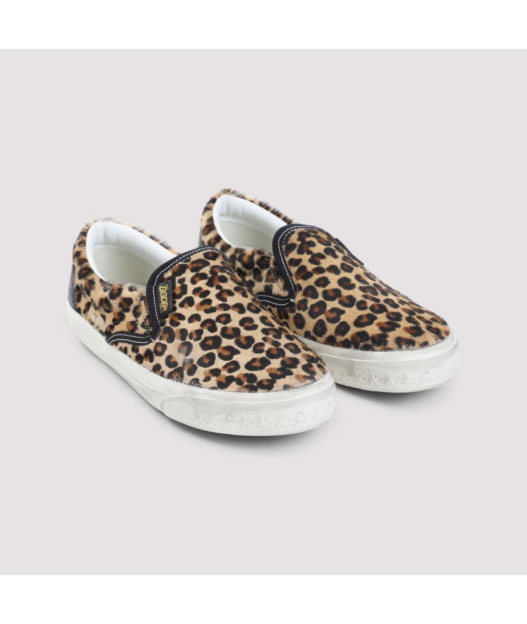 GOLDEN GOOSE DELUXE BRAND Мульти текстильные слипоны, фото 4