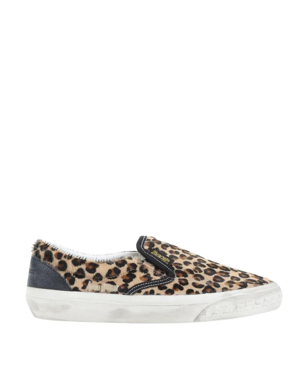 GOLDEN GOOSE DELUXE BRAND Мульти текстильные слипоны, фото 1