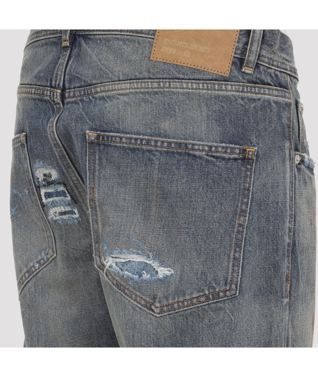 Enfants Riches Déprimés Синие хлопковые прямые джинсы, фото 5