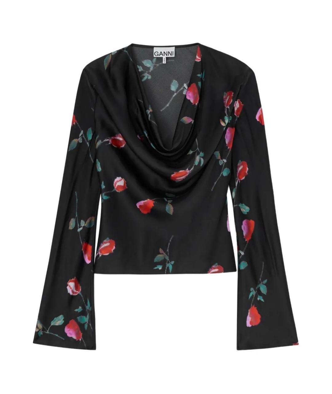 GANNI Мульти вискозная блузы, фото 1