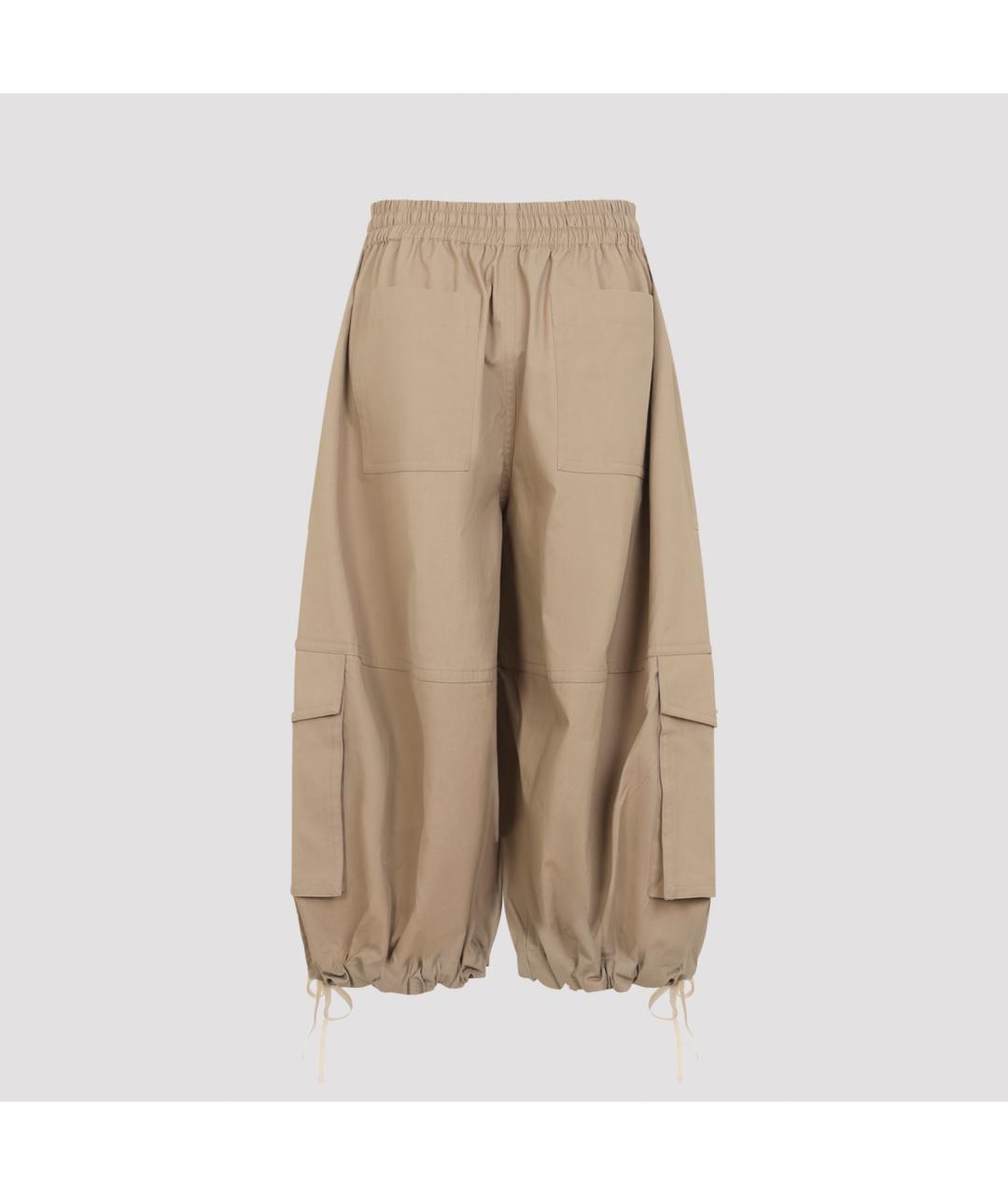 CO Бежевые хлопковые брюки широкие, фото 3