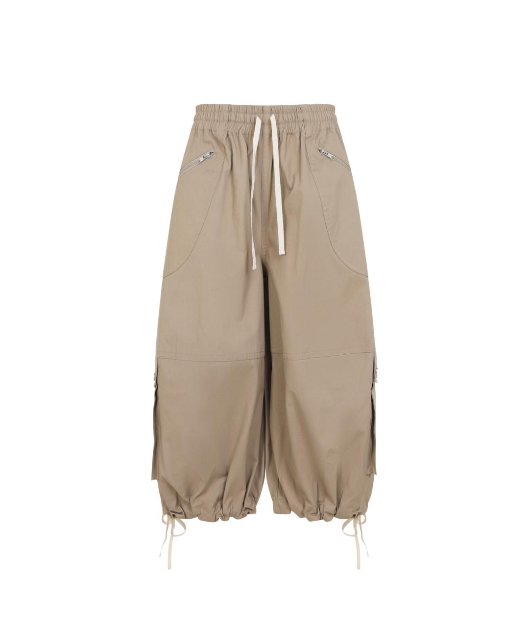 CO Бежевые хлопковые брюки широкие, фото 1