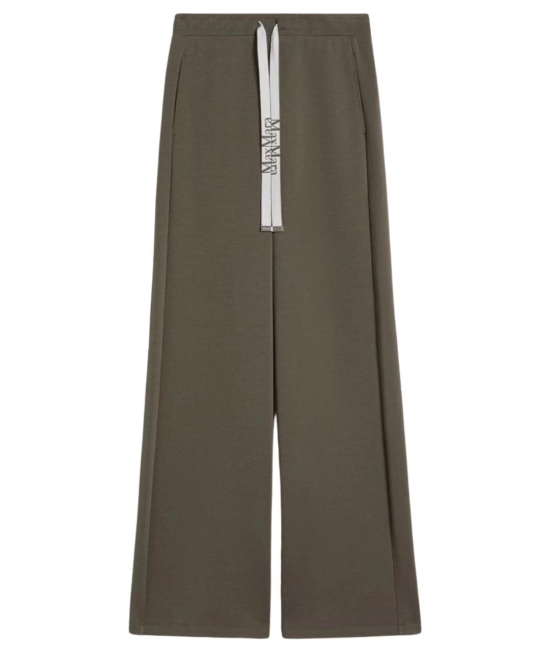 'S MAX MARA Хаки прямые брюки, фото 1