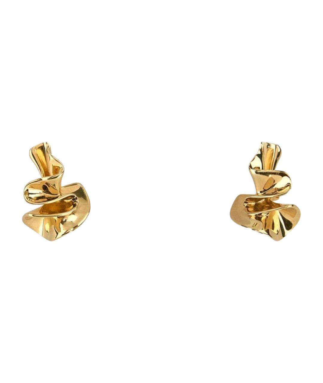 BOTTEGA VENETA Золотые серебряные серьги, фото 1