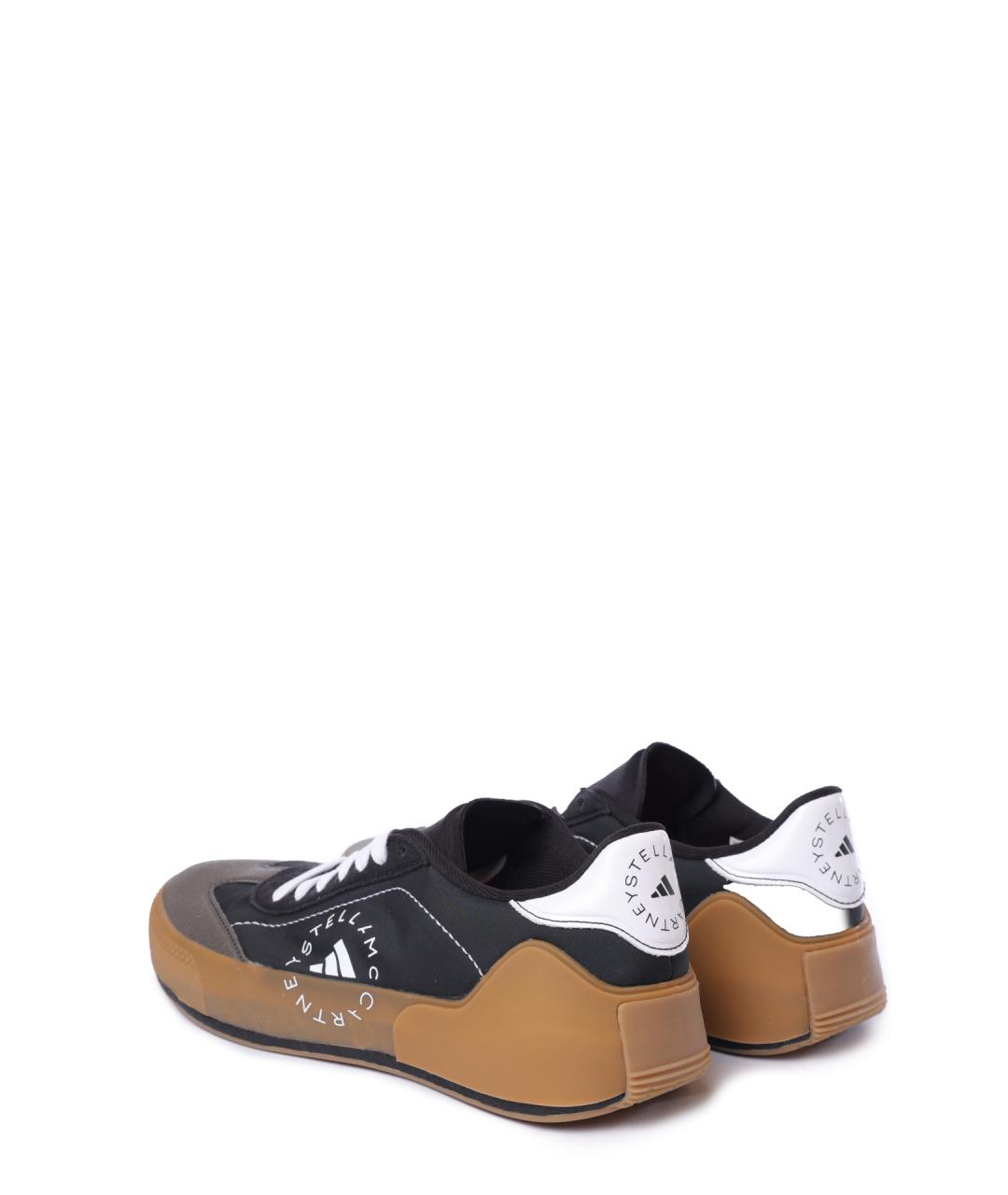 ADIDAS BY STELLA MCCARTNEY Черные текстильные кеды, фото 3