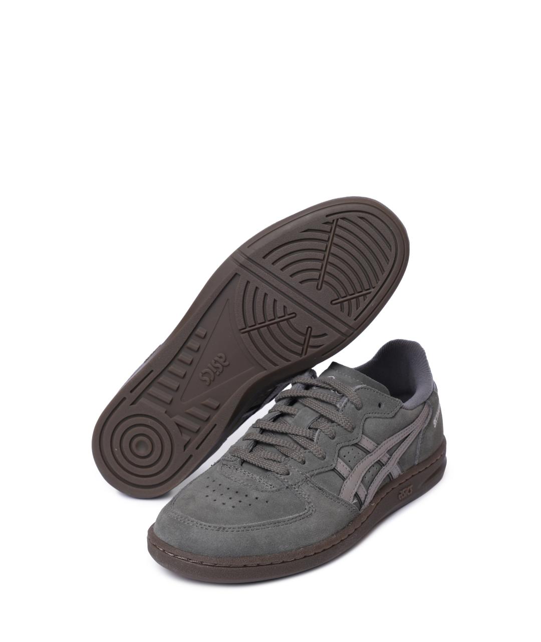 ASICS Серые замшевые кеды, фото 4