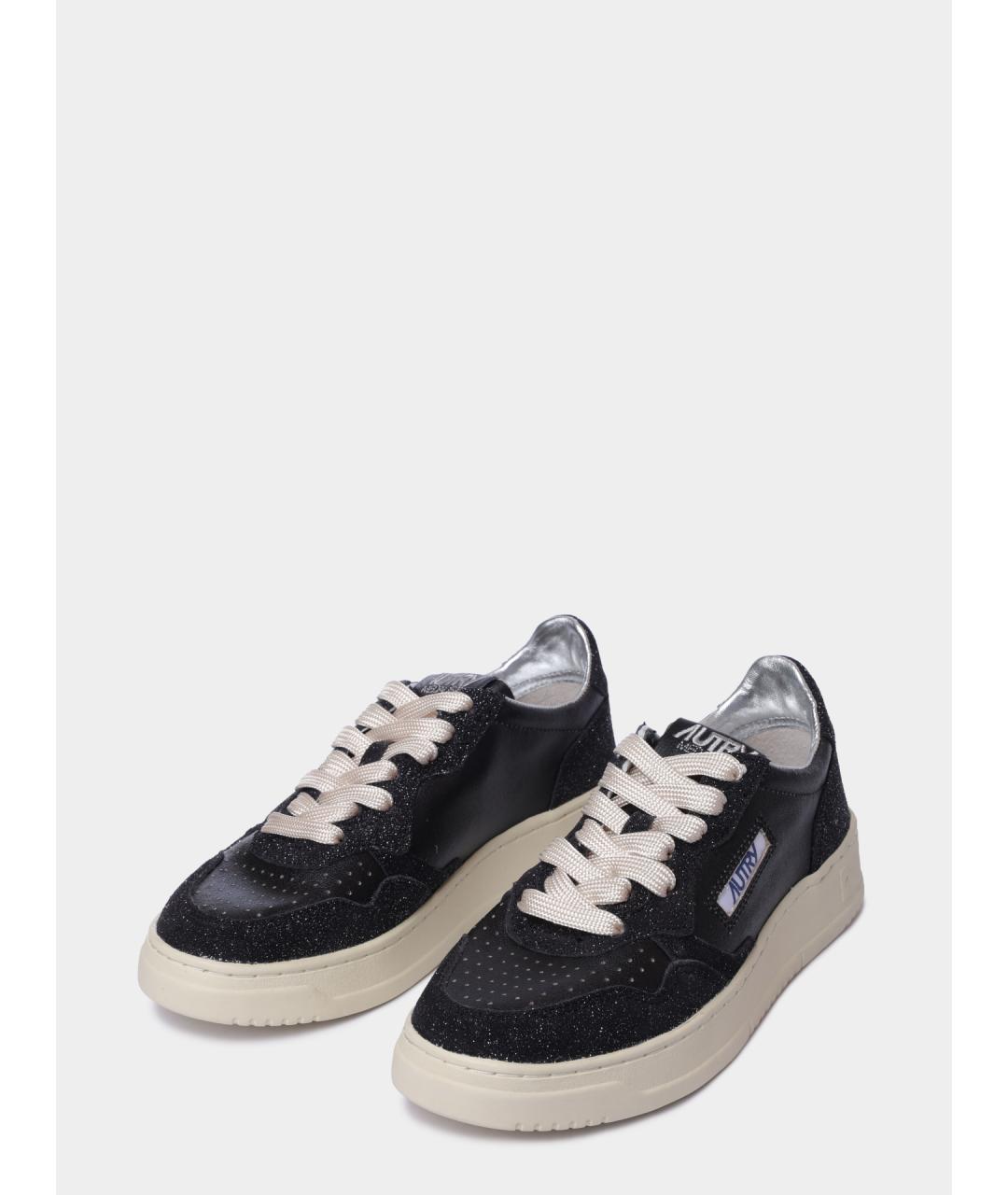 AUTRY Черные кожаные кеды, фото 2