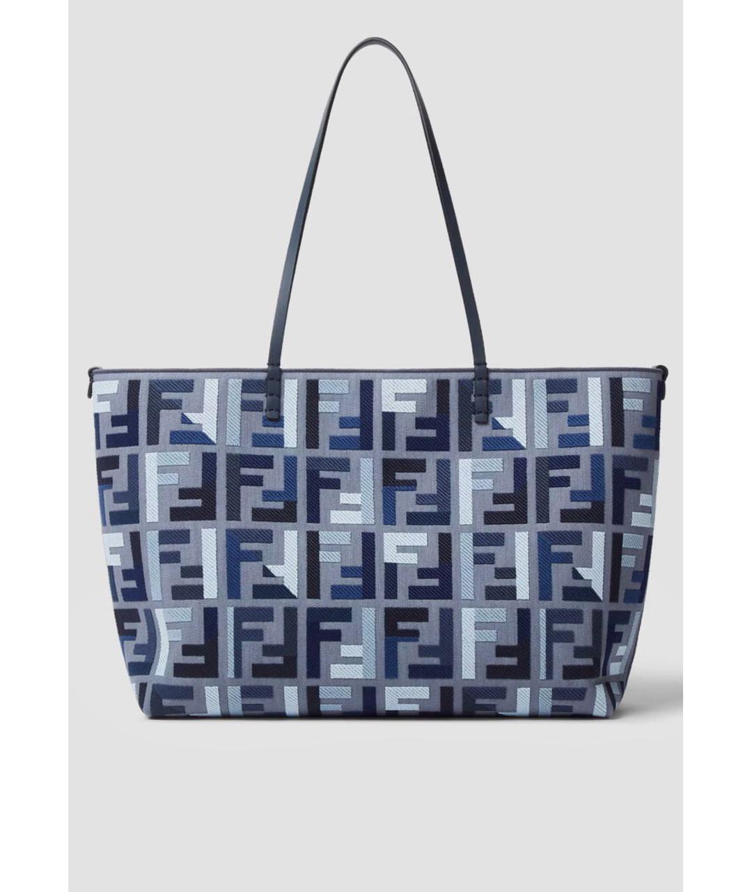 FENDI Синяя сумка тоут, фото 7