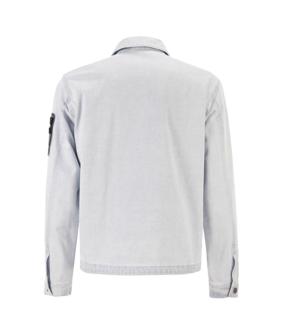 STONE ISLAND Серая хлопковая куртка, фото 2