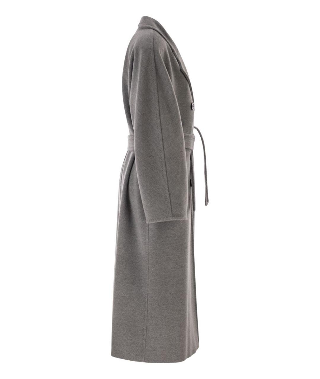 MAX MARA Серое шерстяное пальто, фото 3