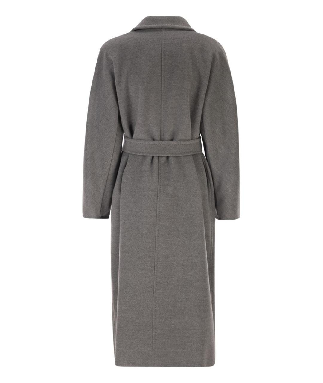 MAX MARA Серое шерстяное пальто, фото 2