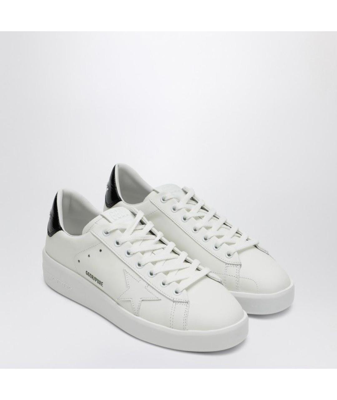 GOLDEN GOOSE DELUXE BRAND Белые кожаные кеды, фото 2