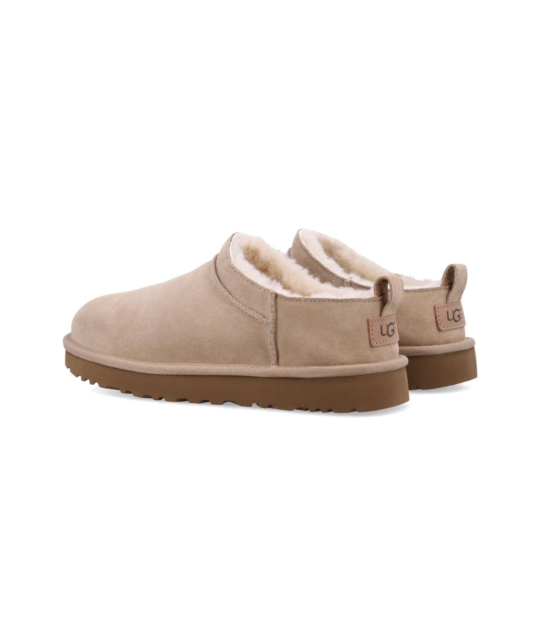 UGG AUSTRALIA Бежевые замшевые ботинки, фото 3