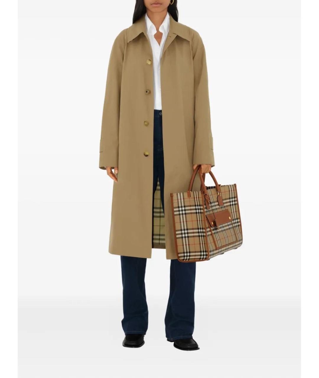 BURBERRY Бежевая сумка тоут, фото 2