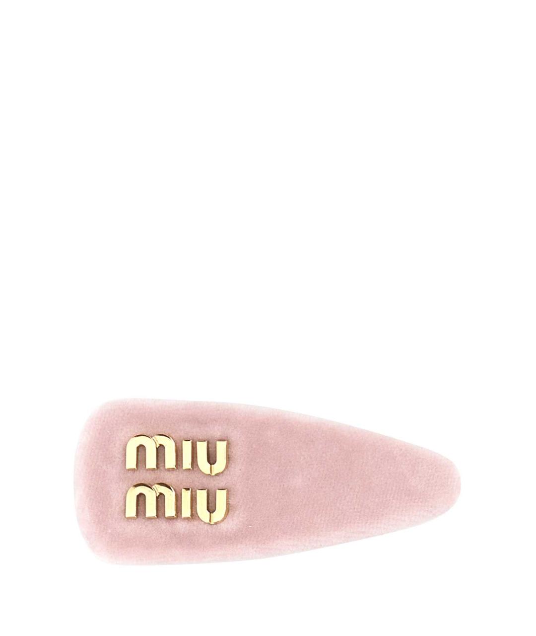 MIU MIU Розовая заколка, фото 1