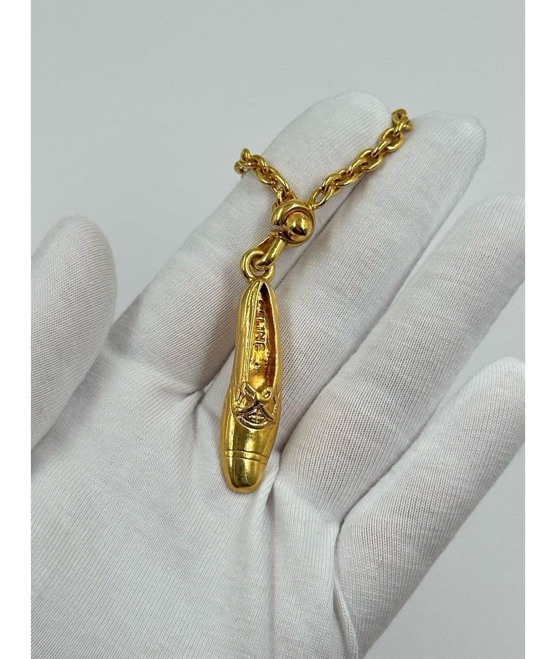 CELINE Золотой брелок, фото 2