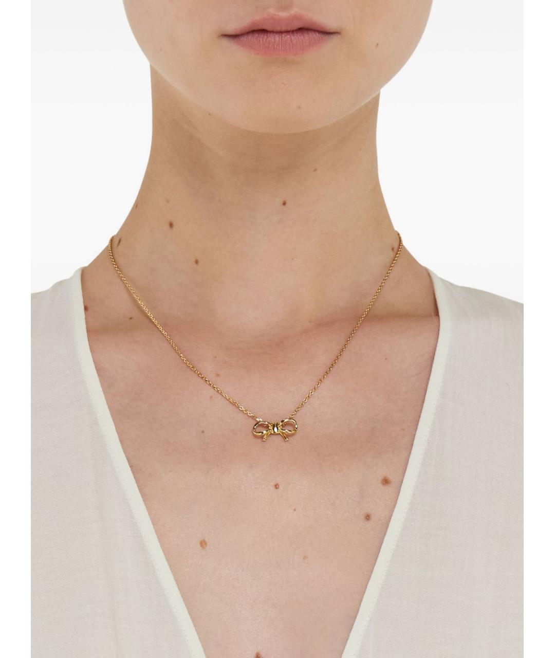 FERRAGAMO Золотая металлическая цепочка, фото 2