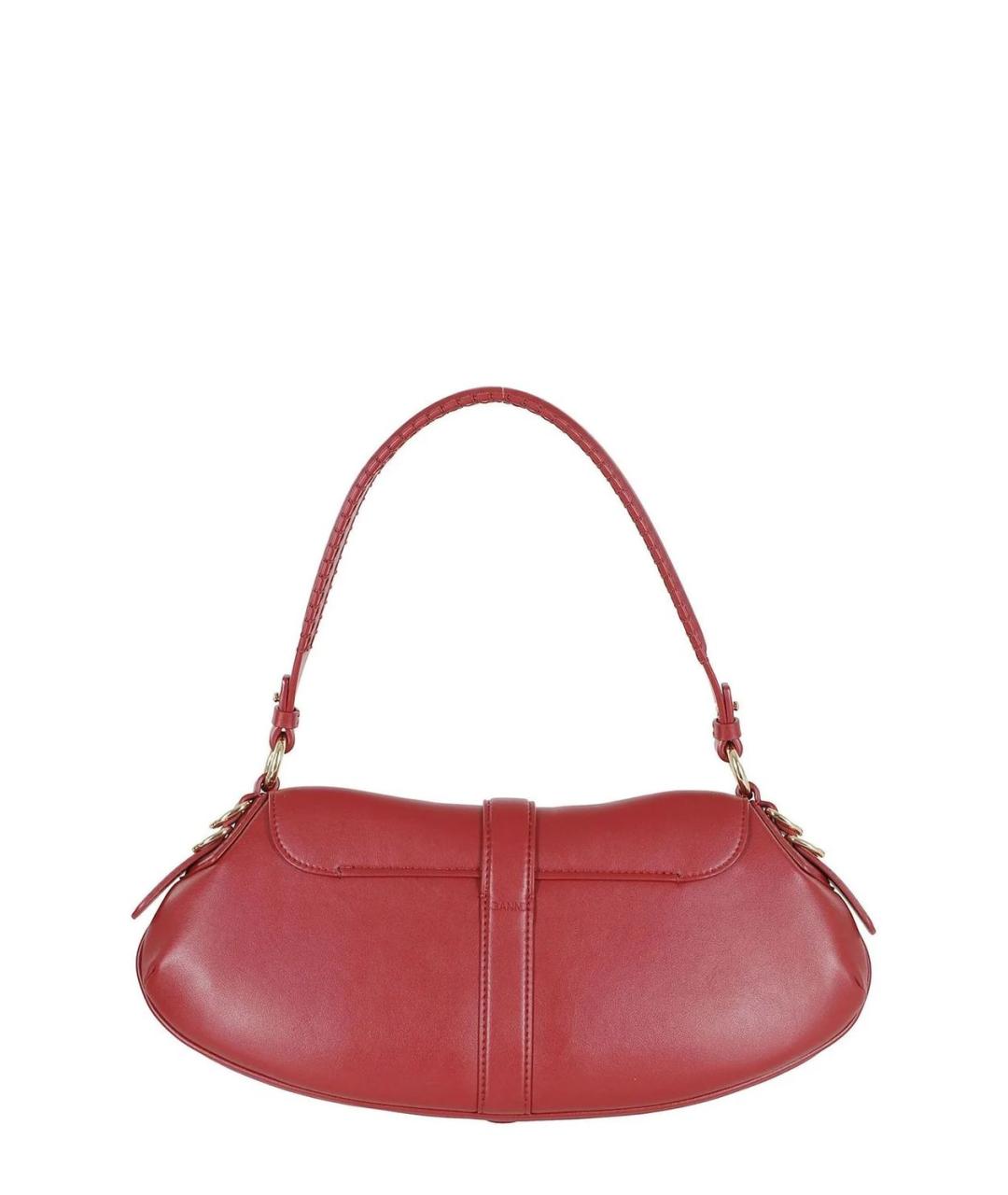 GANNI Кожаная сумка с короткими ручками, фото 2
