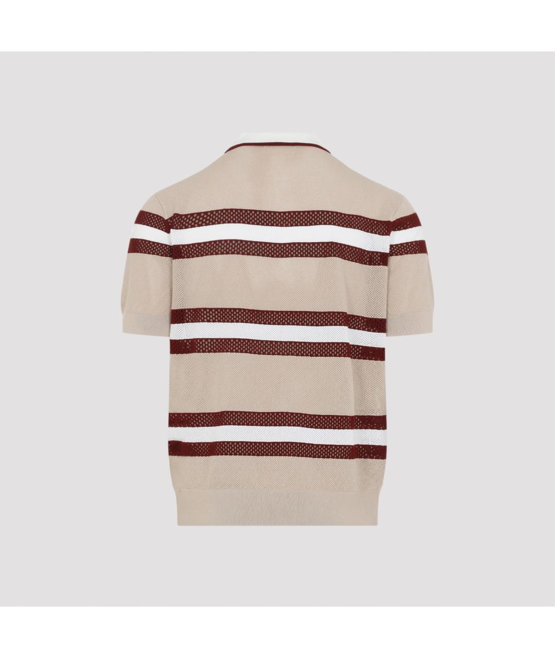 DRIES VAN NOTEN Бежевая вискозная футболка, фото 2