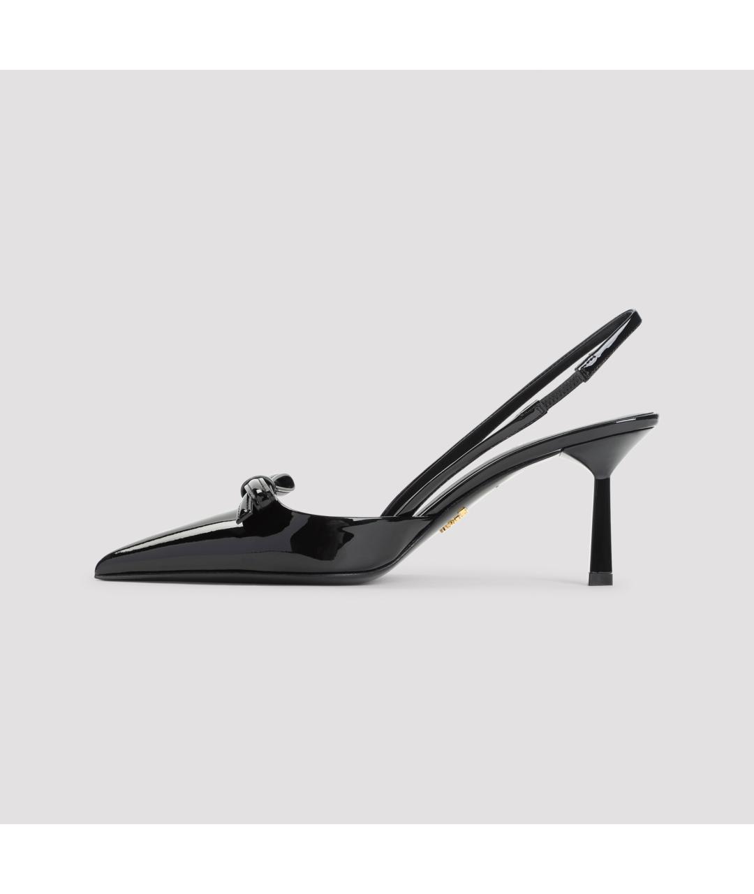 PRADA Черные кожаные туфли, фото 3