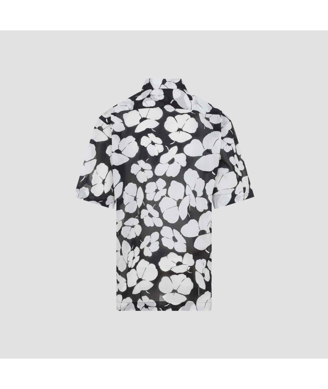 DRIES VAN NOTEN Черная хлопковая кэжуал рубашка, фото 3