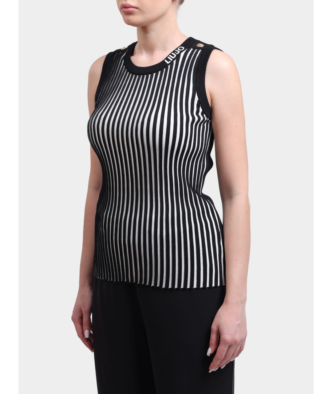 LIU JO Черная майка, фото 2