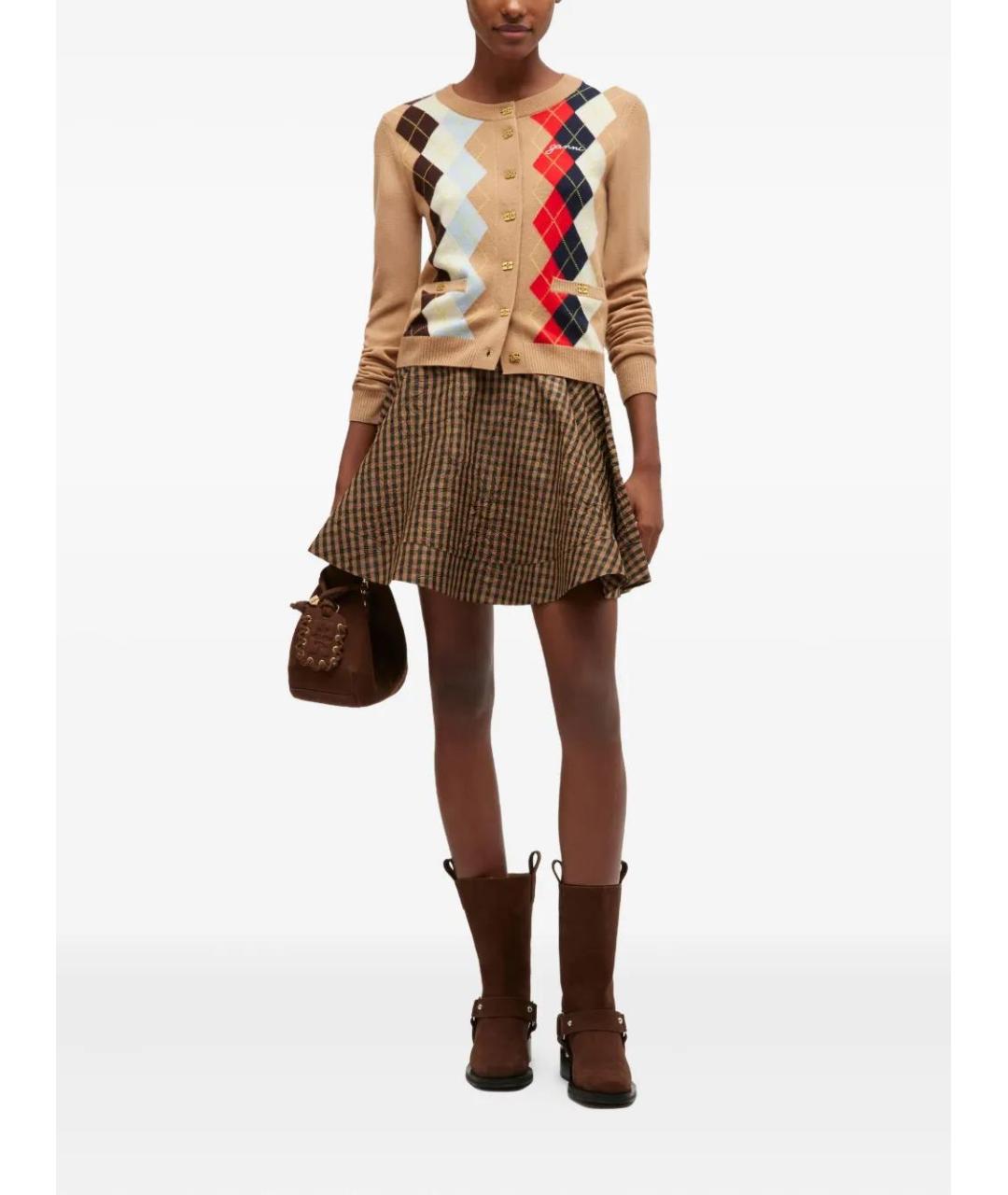 GANNI Шерстяной кардиган, фото 2