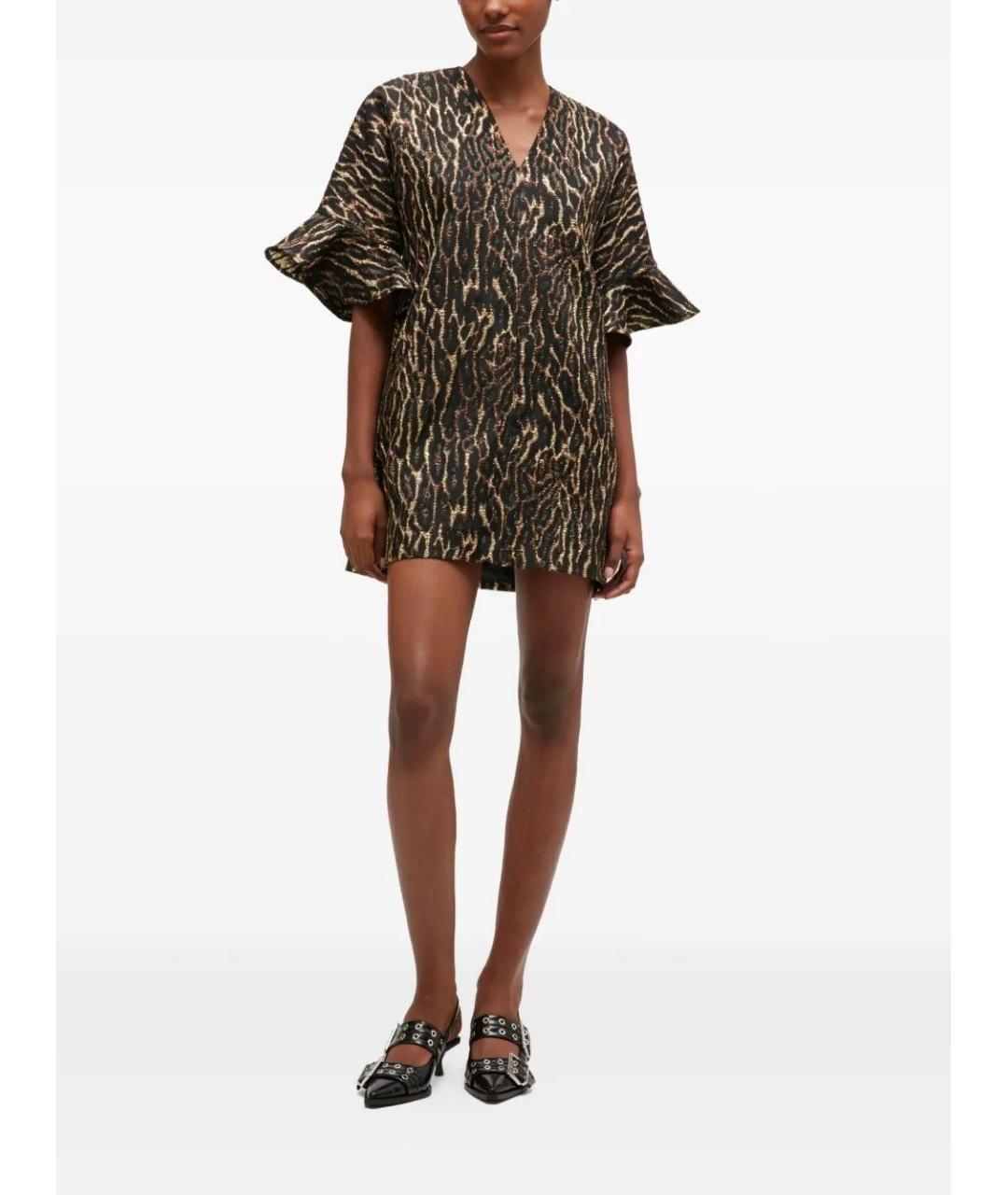 GANNI Полиэстеровое повседневное платье, фото 2