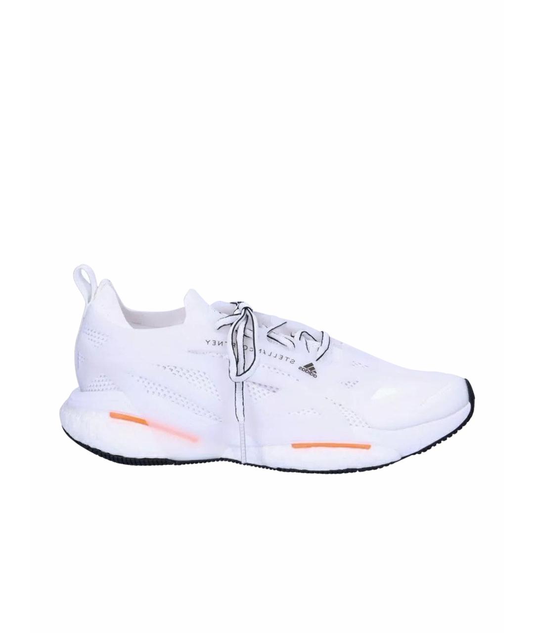 ADIDAS BY STELLA MCCARTNEY Белые текстильные кроссовки, фото 1