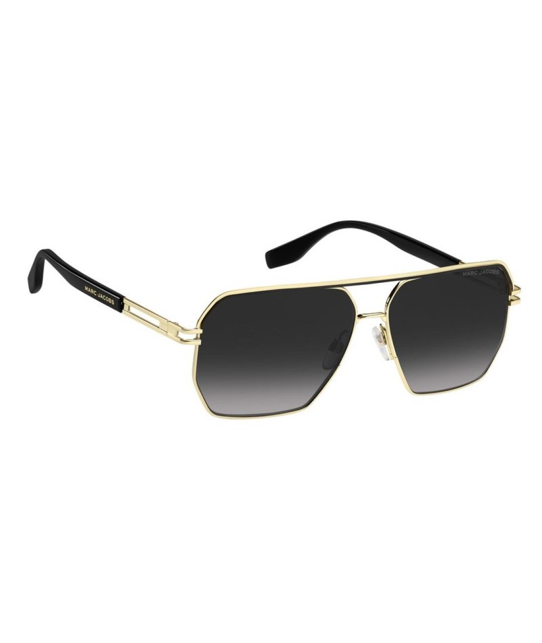 MARC JACOBS Золотые металлические солнцезащитные очки, фото 3