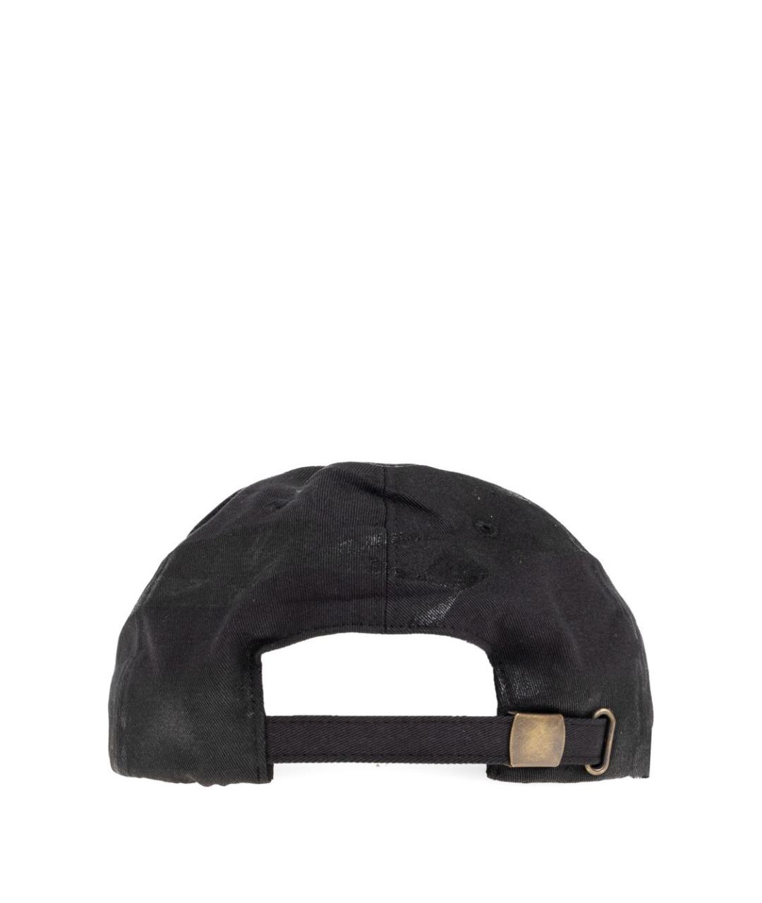 MAISON MARGIELA Черная хлопковая кепка/бейсболка, фото 2
