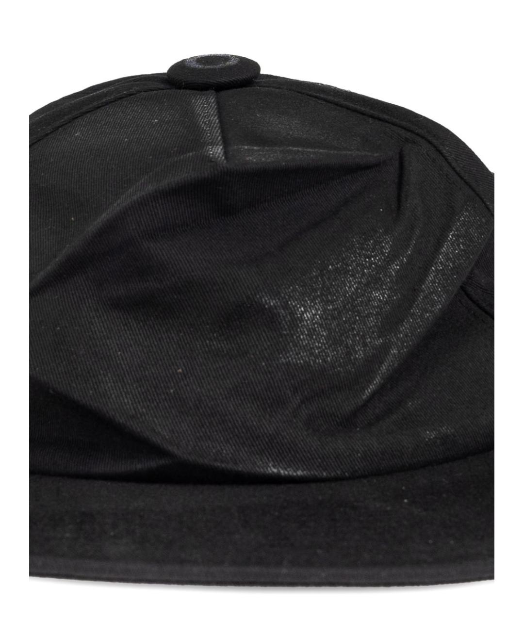 MAISON MARGIELA Черная хлопковая кепка/бейсболка, фото 3